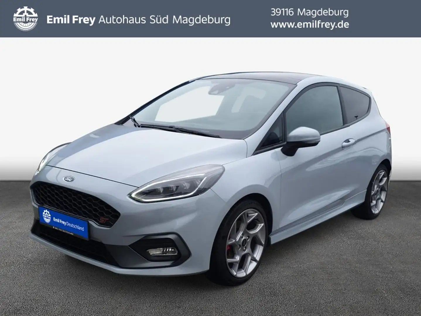 Ford Fiesta 1.5 EcoBoost S&S mit Leder-Exclusiv-Paket S Grau - 1