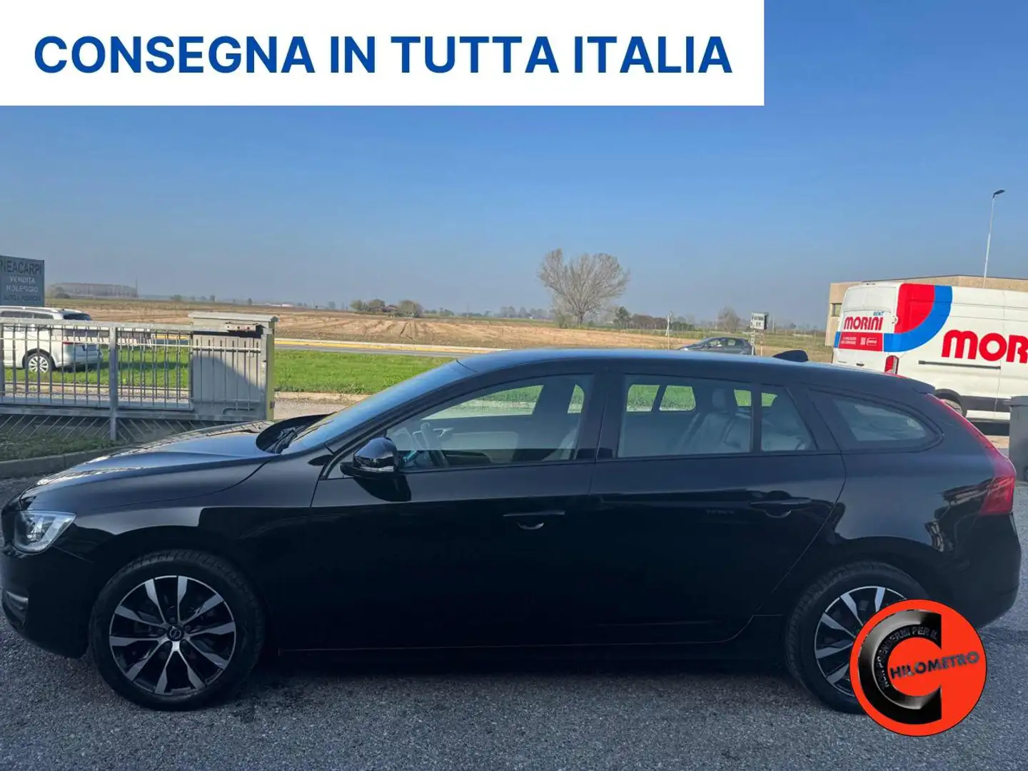 Volvo V60 D2 GEATRONIC EDITION-NAVI-PELLE-CERCHI 17-SENSORI- Nero - 2