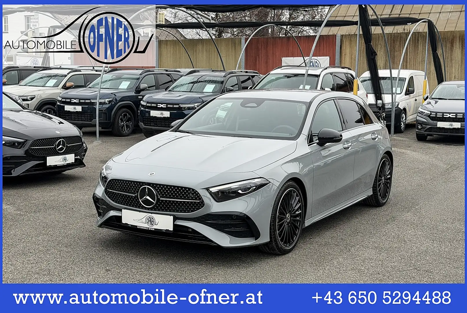 Mercedes-Benz A 200 d AMG Edition Aut. LED PDC Kamera Navi Sitzheizung Grau - 1