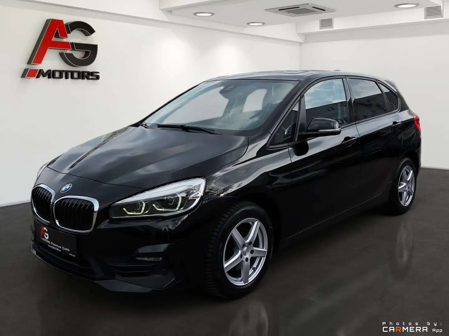BMW 218 d Active Tourer Aut./LED/Kamera/Panorama/1.Besitz Schwarz - 1