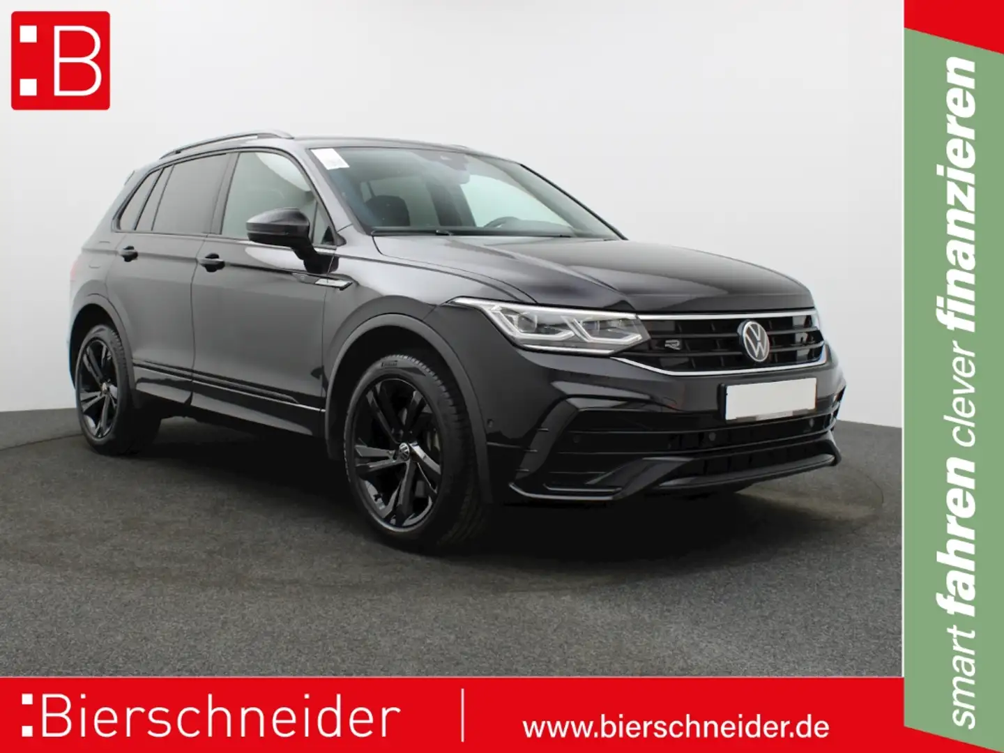 Volkswagen Tiguan 2.0 TDI DSG 4Mo. RLine BLACK-STYLE PANO AHK NAVI K Schwarz - 1