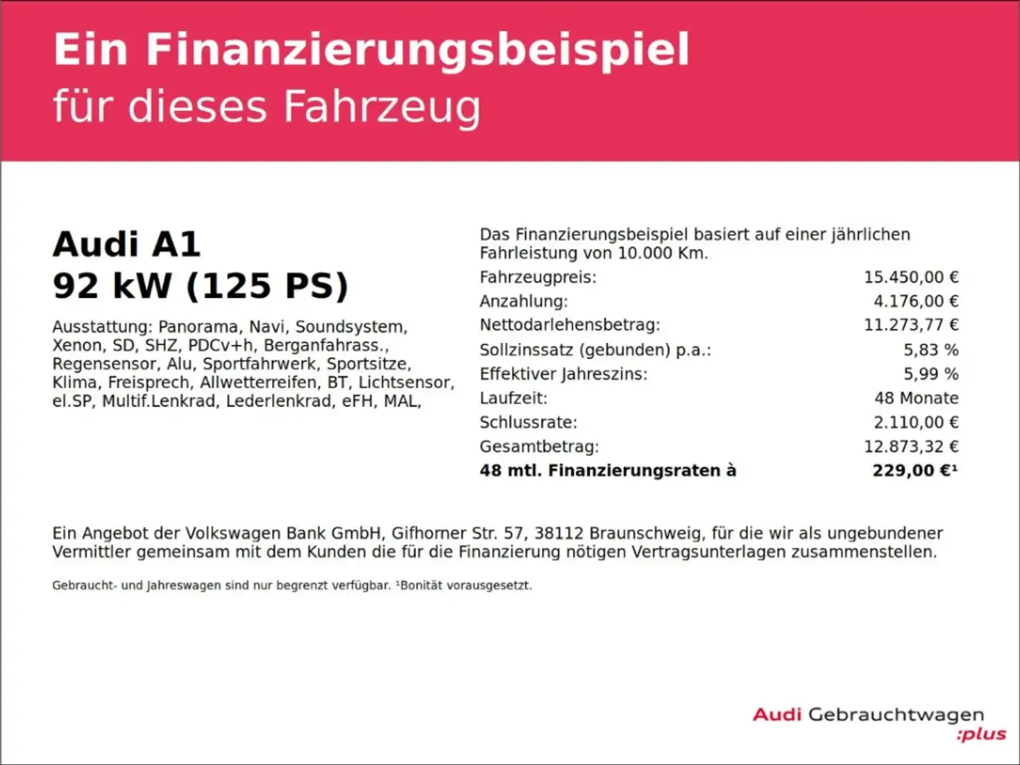 Audi A1 Sportback sport 1.4 TFSI Navi Pano Xenon Bianco - 2