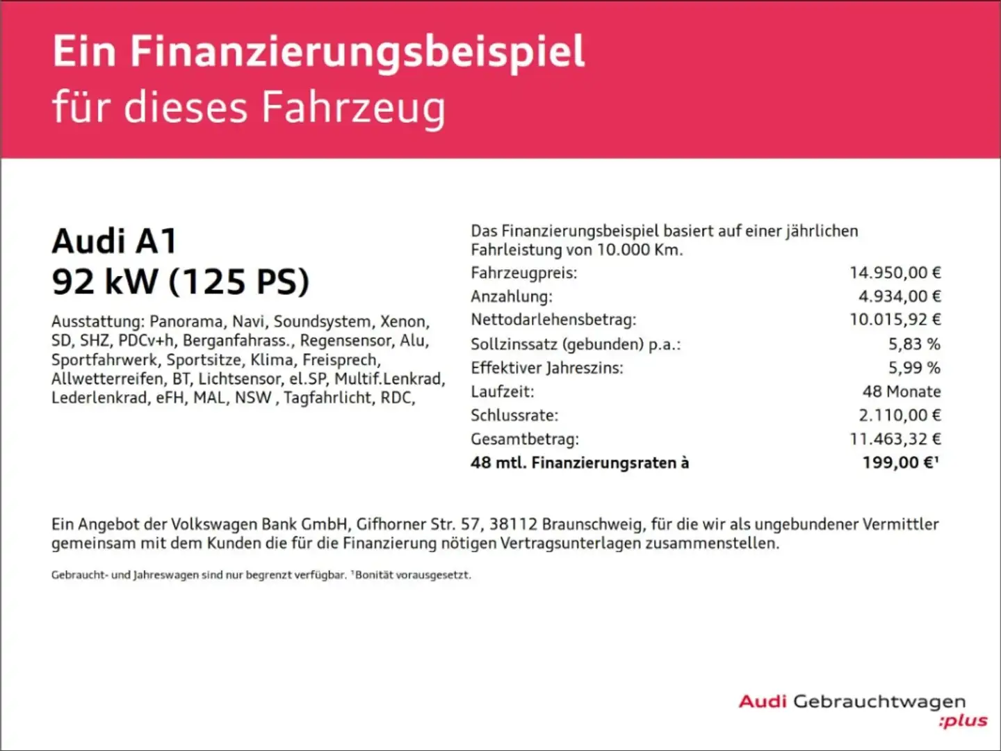 Audi A1 Sportback sport 1.4 TFSI Navi Pano Xenon Blanco - 2
