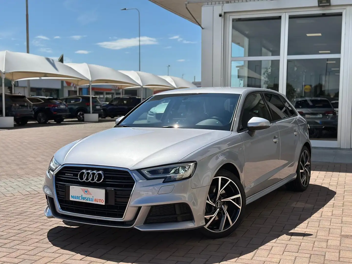 Audi A3 spb 40 2.0 tfsi s-line quattro 190cv s-tronic Argento - 2