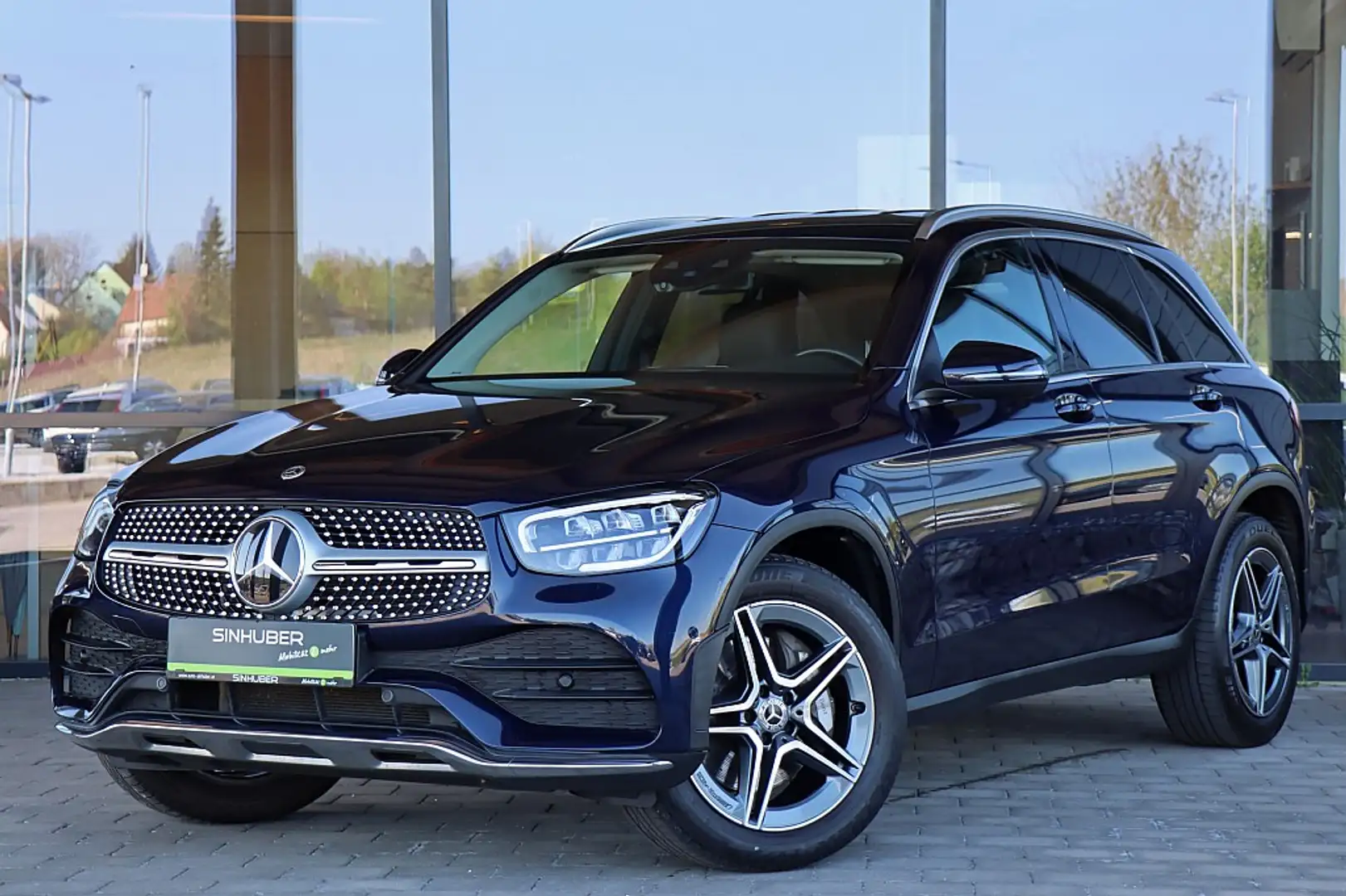 Mercedes-Benz GLC 220 d 4MATIC Aut. AMG ACC, LED, Navi, Spurhalte, To... Blau - 1