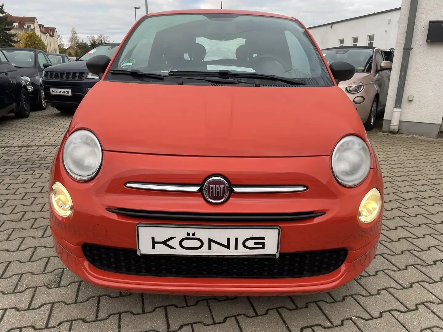 Fiat 500 1.0 CULT Klimaanlage*Tempomat Orange - 2