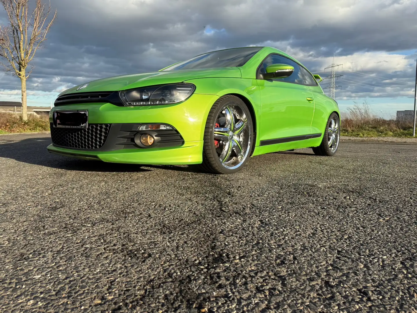 Volkswagen Scirocco 2.0 TSI 147 Turbo DSG 20 Zoll Gewindefahrwerk Zöld - 2