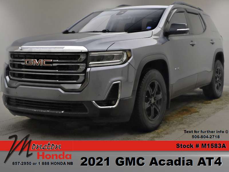 Gray 2021 GMC Acadia SUV / Crossover Four-Wheel Drive Automatic