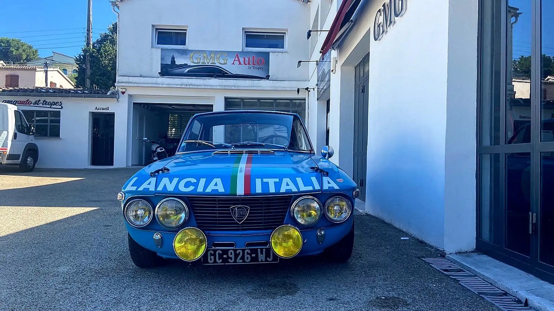 Lancia Fulvia 1300 S Rallye 1969 série 1 Fanalone Type Modrá - 1