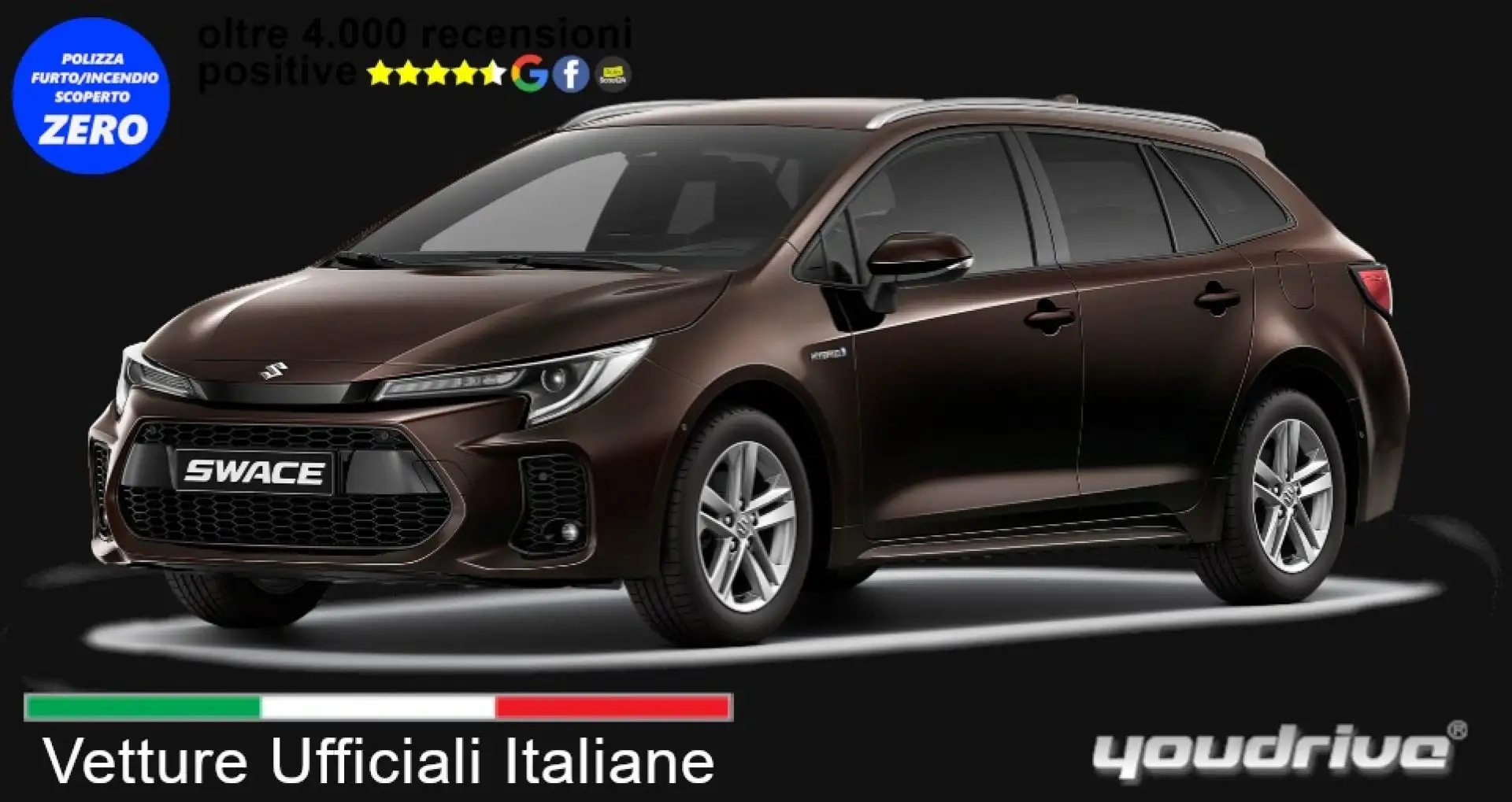 Suzuki Swace 1.8 Hybrid E-CVT 2WD Cool Marrone - 1