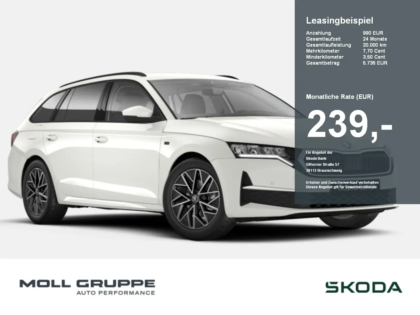 Skoda Octavia Combi Tour 2.0 TDI DSG NAVI PANO LED ACC Wit - 1
