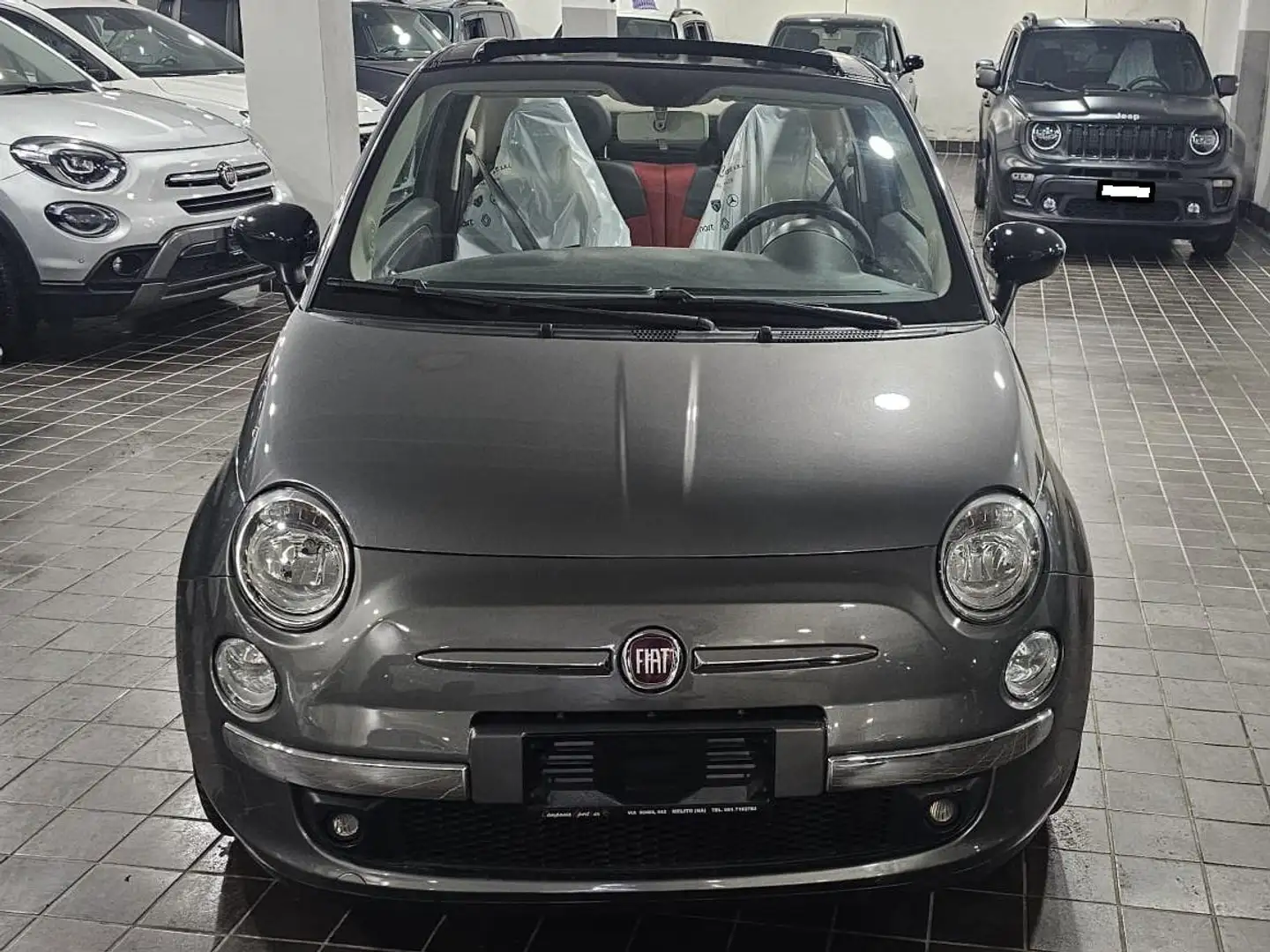 Fiat 500C CABRIO 1.2 BENZ 69CV LOUNGE DUALOGIC AUTOMATICA Bianco - 2