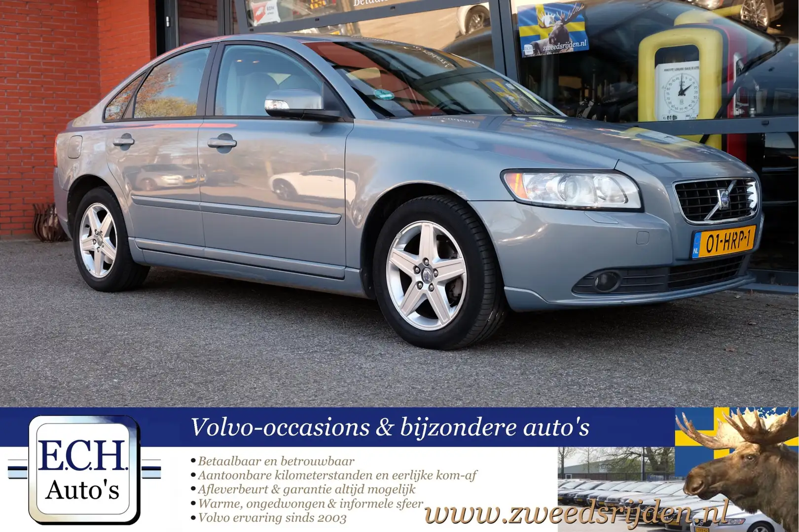 Volvo S40 1.8 125 pk Edition II, Leer, Trekhaak Bleu - 1
