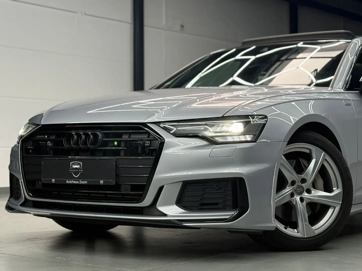 Audi A6 50 TDI quattro S-Line/PANO/ACC/VC/ALCA/MEMORY Срібний - 2