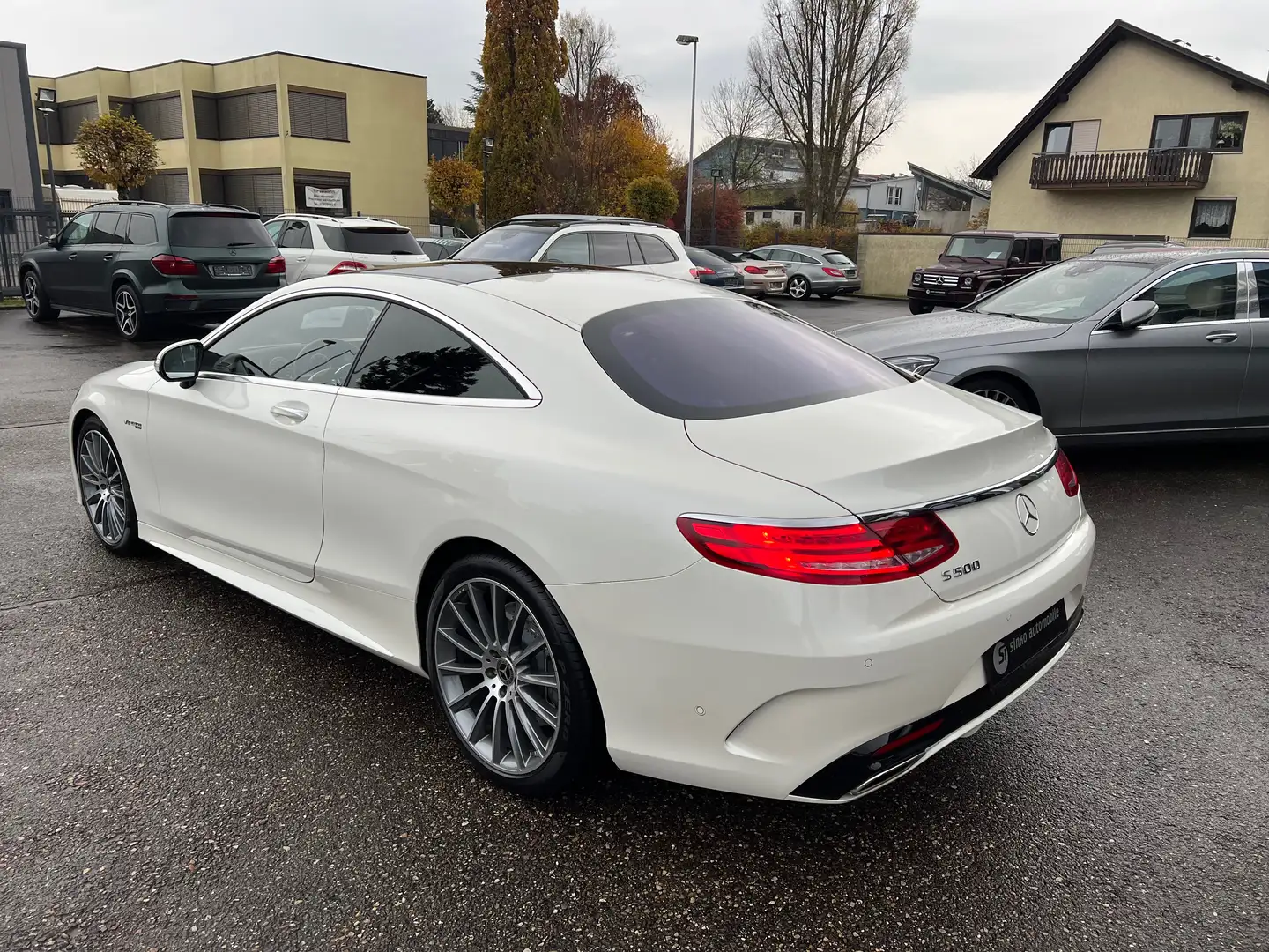 Mercedes-Benz S 500 S500 Coupe*9 Gg *AMG/MagicSky/LED Swarovski/Nightv Weiß - 2