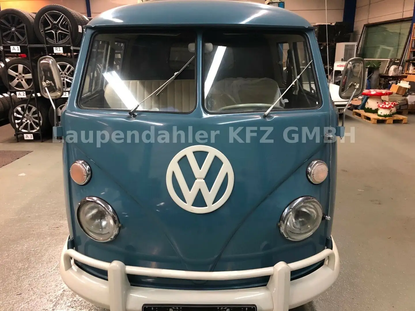 Volkswagen T1 Pritsche Doppelkabine Blauw - 2