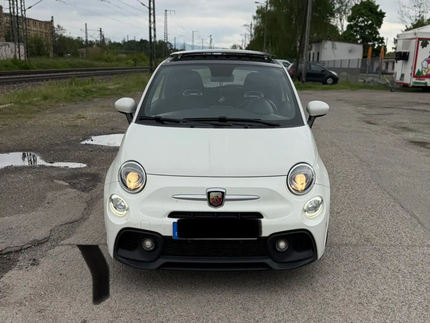Fiat 500 500 595 Abarth Weiß - 1