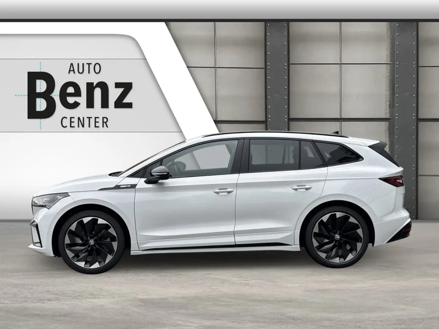 Skoda Enyaq 85 Sportline*PANO*AHK*21-ZOLL*ACC*eHK* Klima Navi Weiß - 2