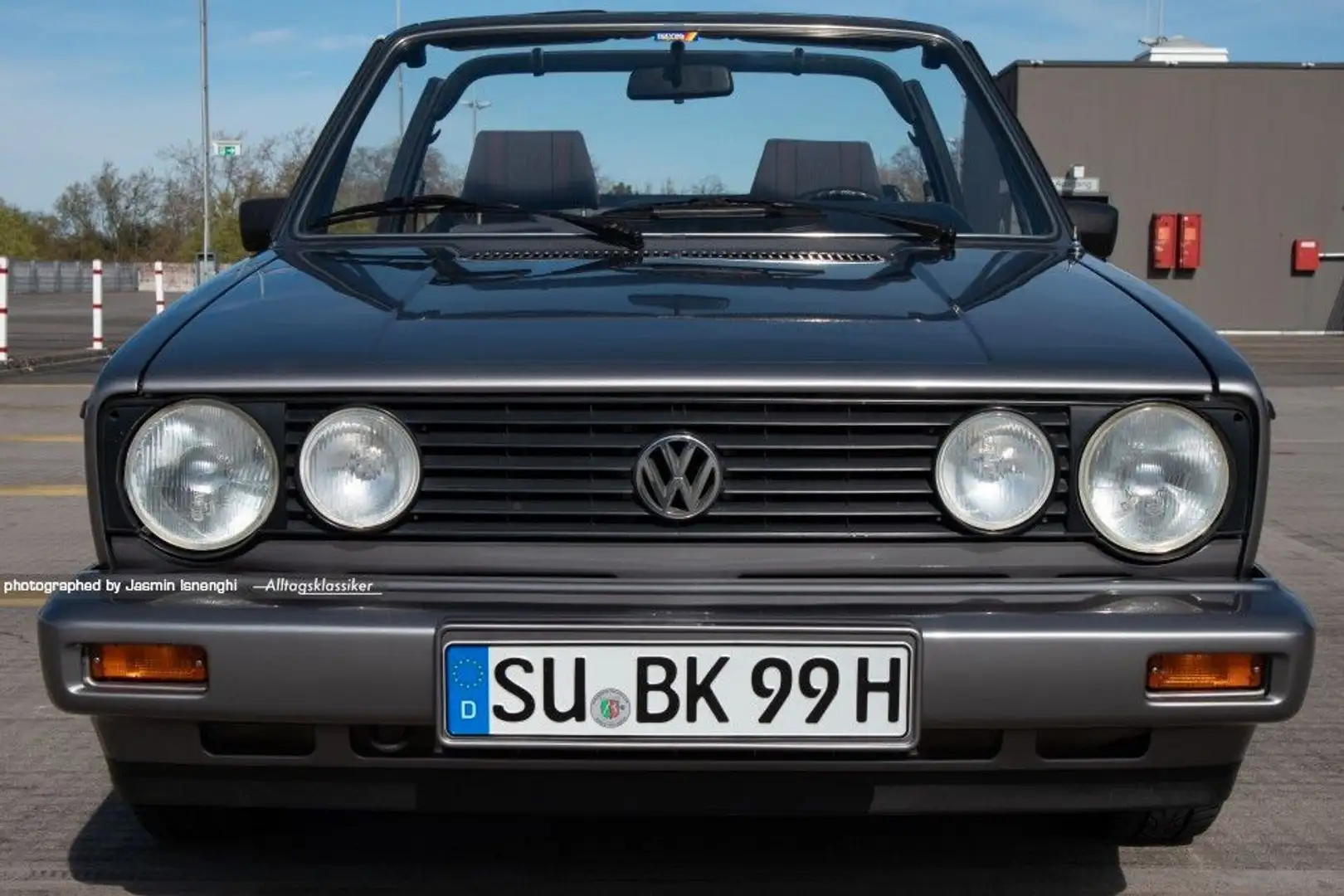 Volkswagen Golf 1 GL  Cabrio Grijs - 2