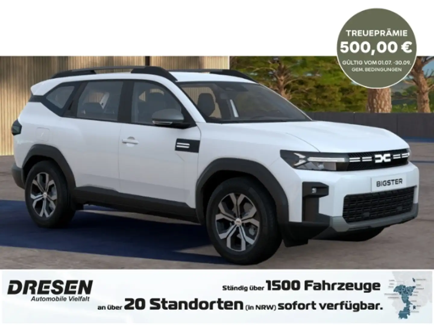 Dacia Bigster Essential TCe 140 *Bestellfahrzeug*KLIMA*KAMERA* Білий - 1