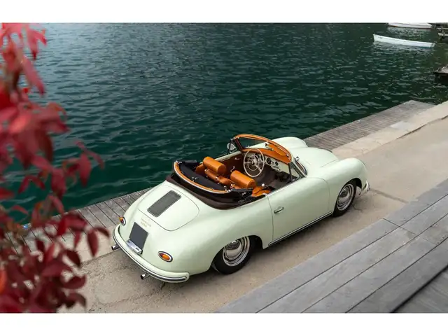 Porsche 356 356A 1600 CABRIOLET | GLACIER WHITE | MATCHING | RESTAURATION 100%