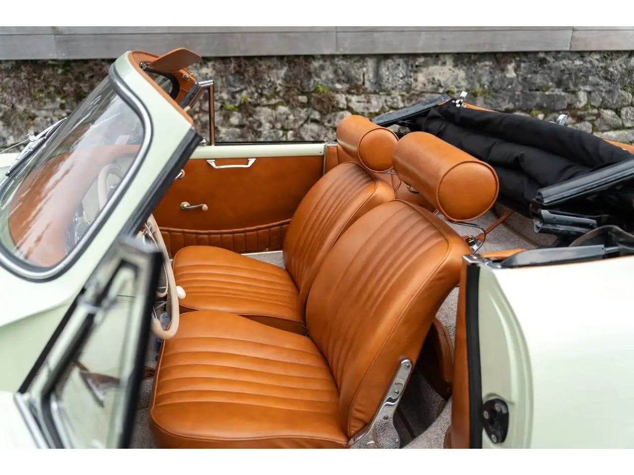 Porsche 356A 1600 CABRIOLET | GLACIER WHITE | MATCHING | RESTAURATION 100%, foto 7