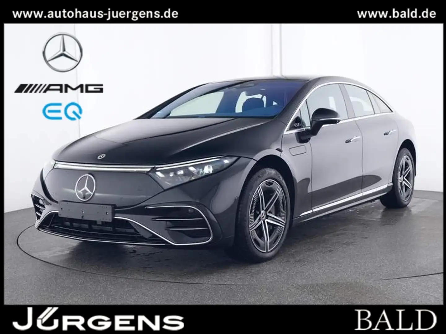 Mercedes-Benz EQS 580 4M AMG-Sport/Hyper/Pano/Sitzklim/HA-Lenk Schwarz - 1