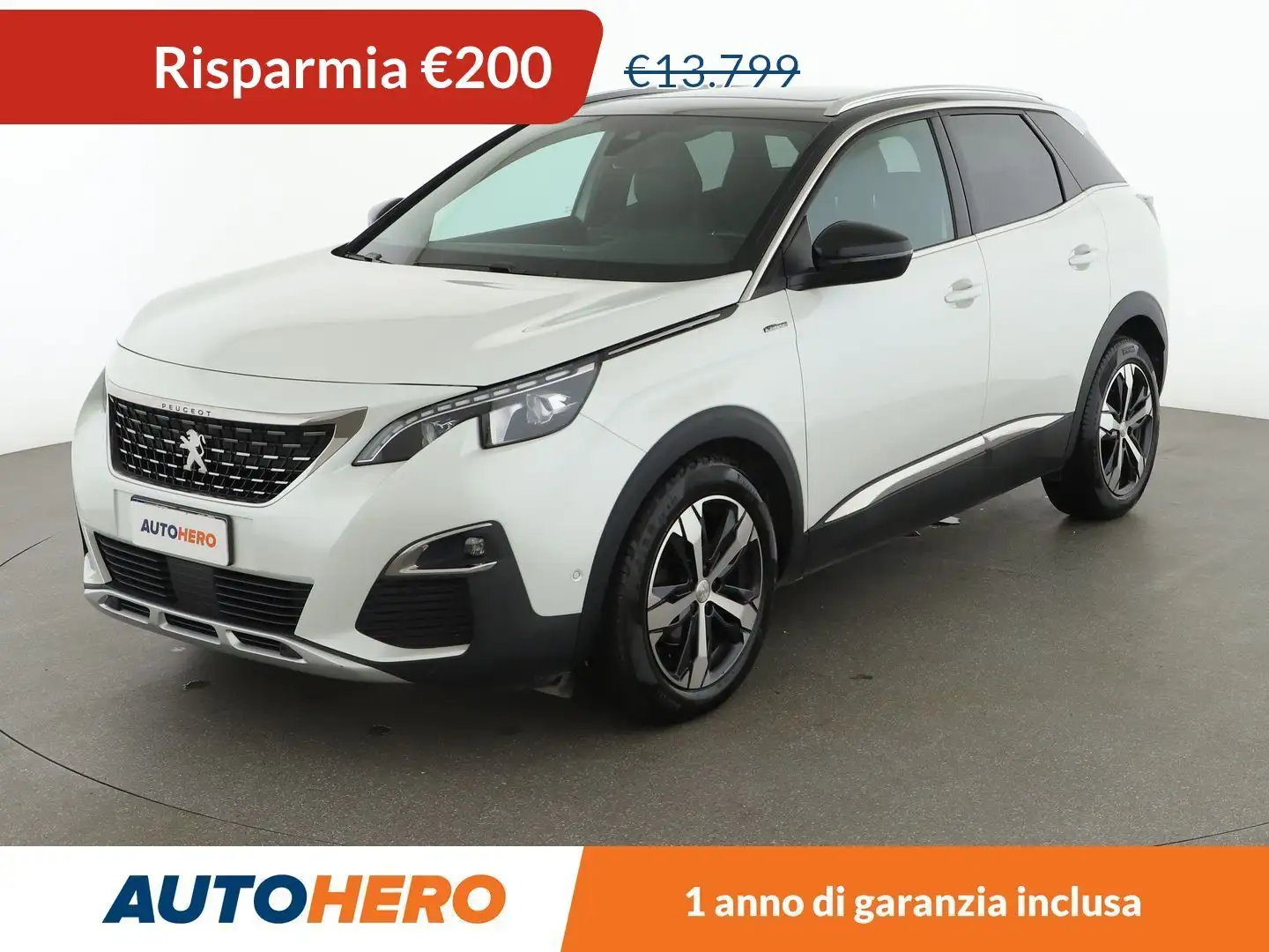 Peugeot 3008 1.2 e-THP GT Line 130 CV EAT6 Weiß - 1