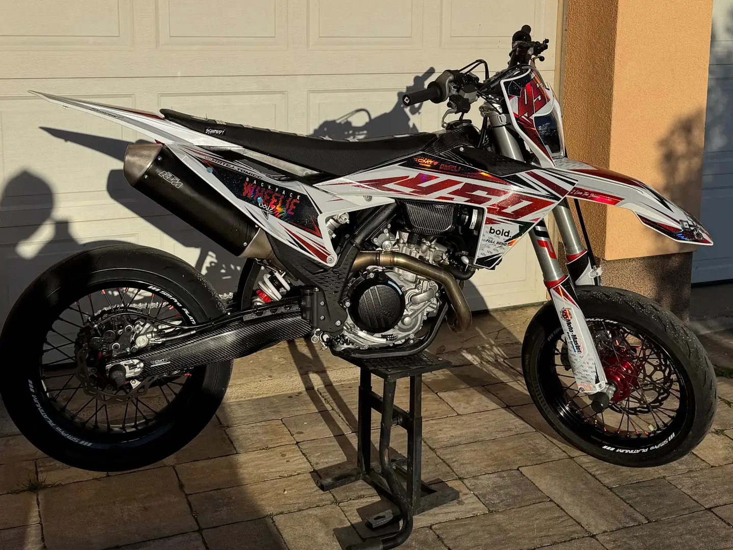 KTM 450 EXC Bílá - 2