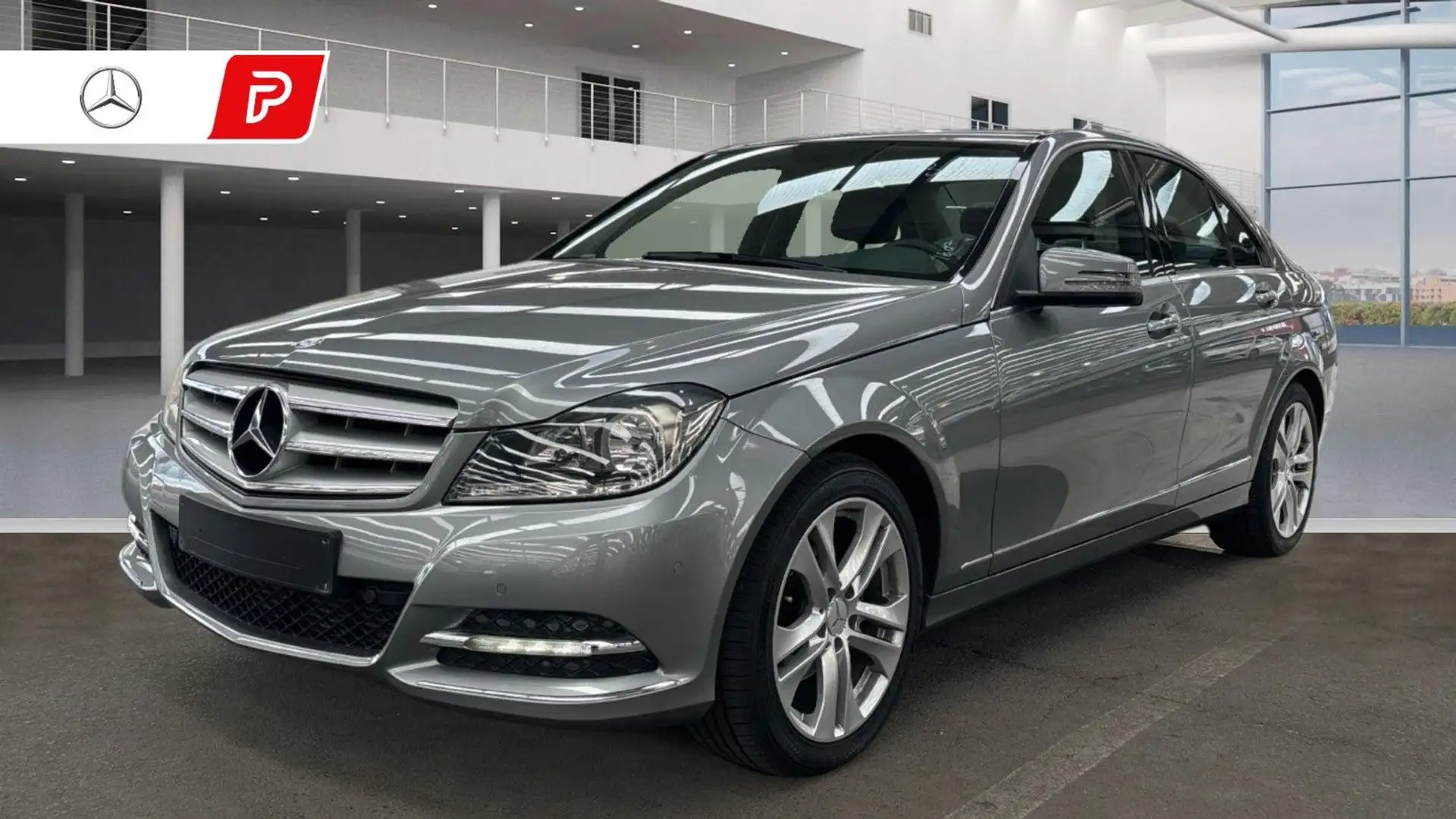 Mercedes-Benz C 180 Lim Avantagrde AUTOMATIK 2.HD! Argintiu - 1