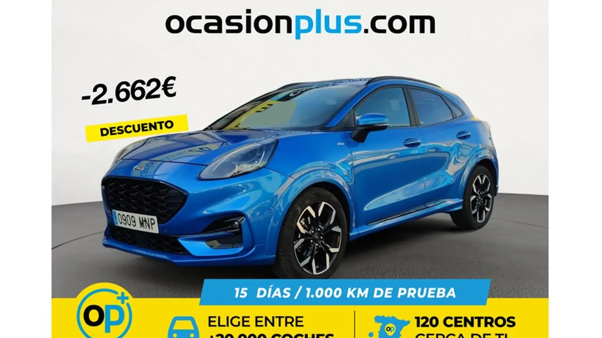 Ford Puma 1.0 EcoBoost MHEV ST-Line X 125 Bleu - 1