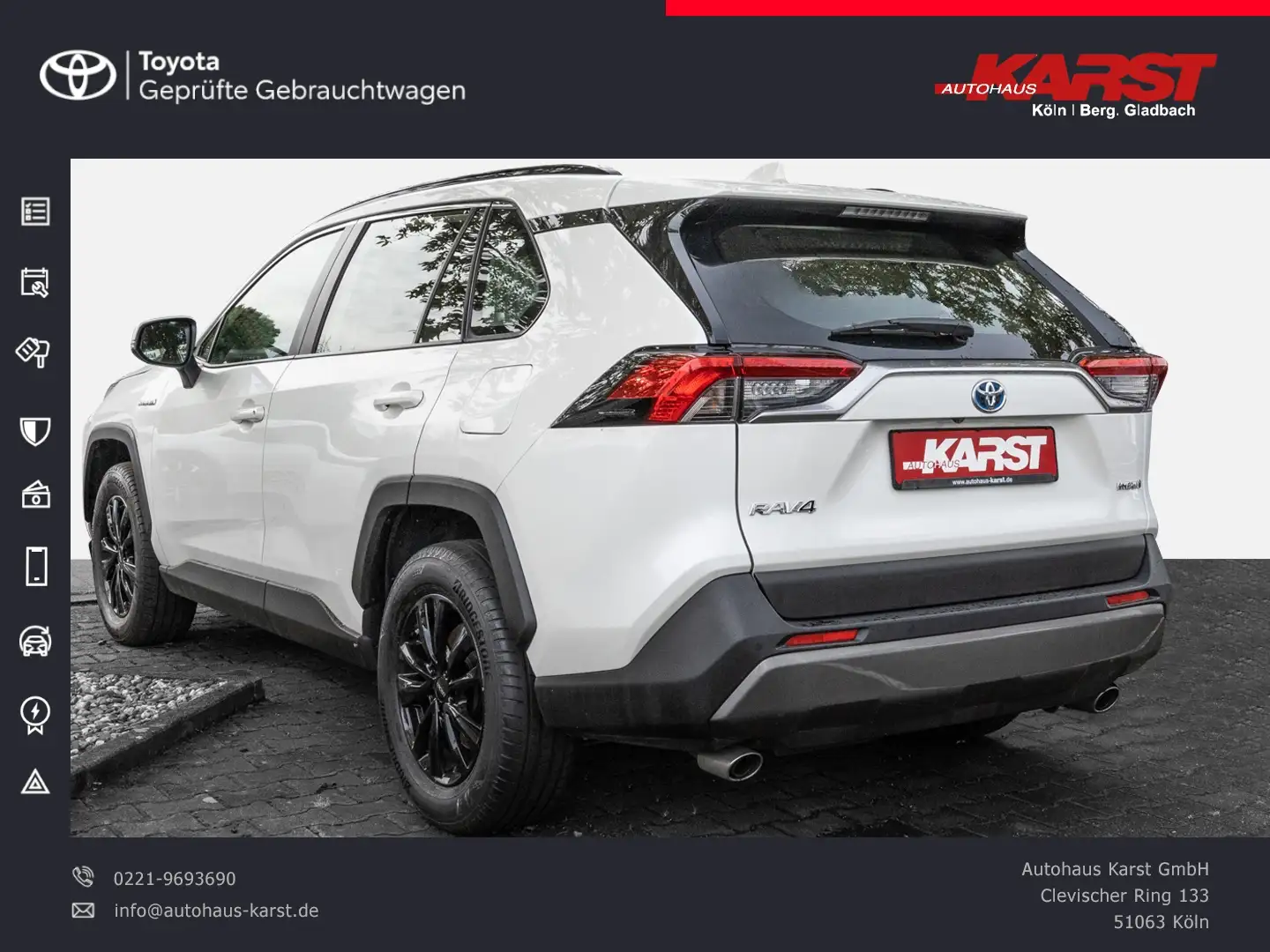Toyota RAV 4 RAV4 2.5l Hybrid 5-Türer Business Edition Navi Wit - 2