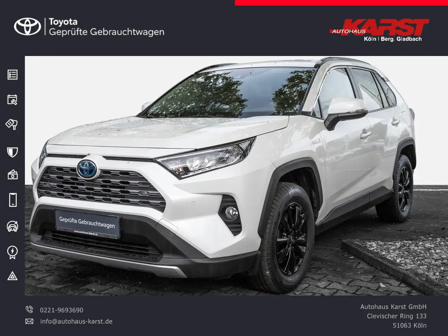 Toyota RAV 4 RAV4 2.5l Hybrid 5-Türer Business Edition Navi Wit - 1