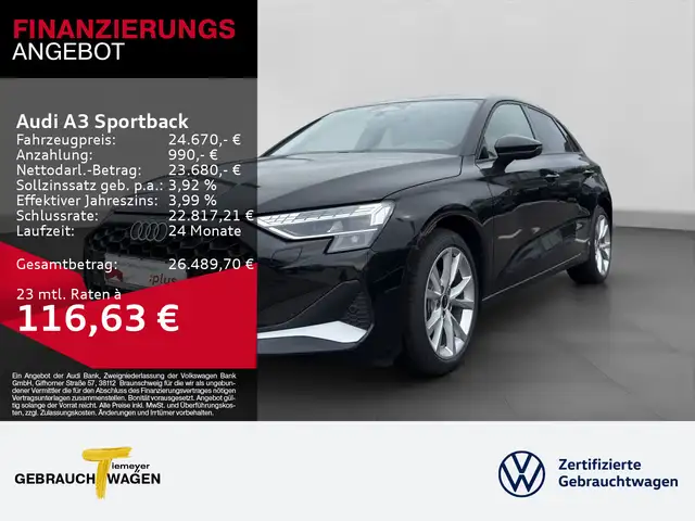 2025 Audi A3 in Black for sale
