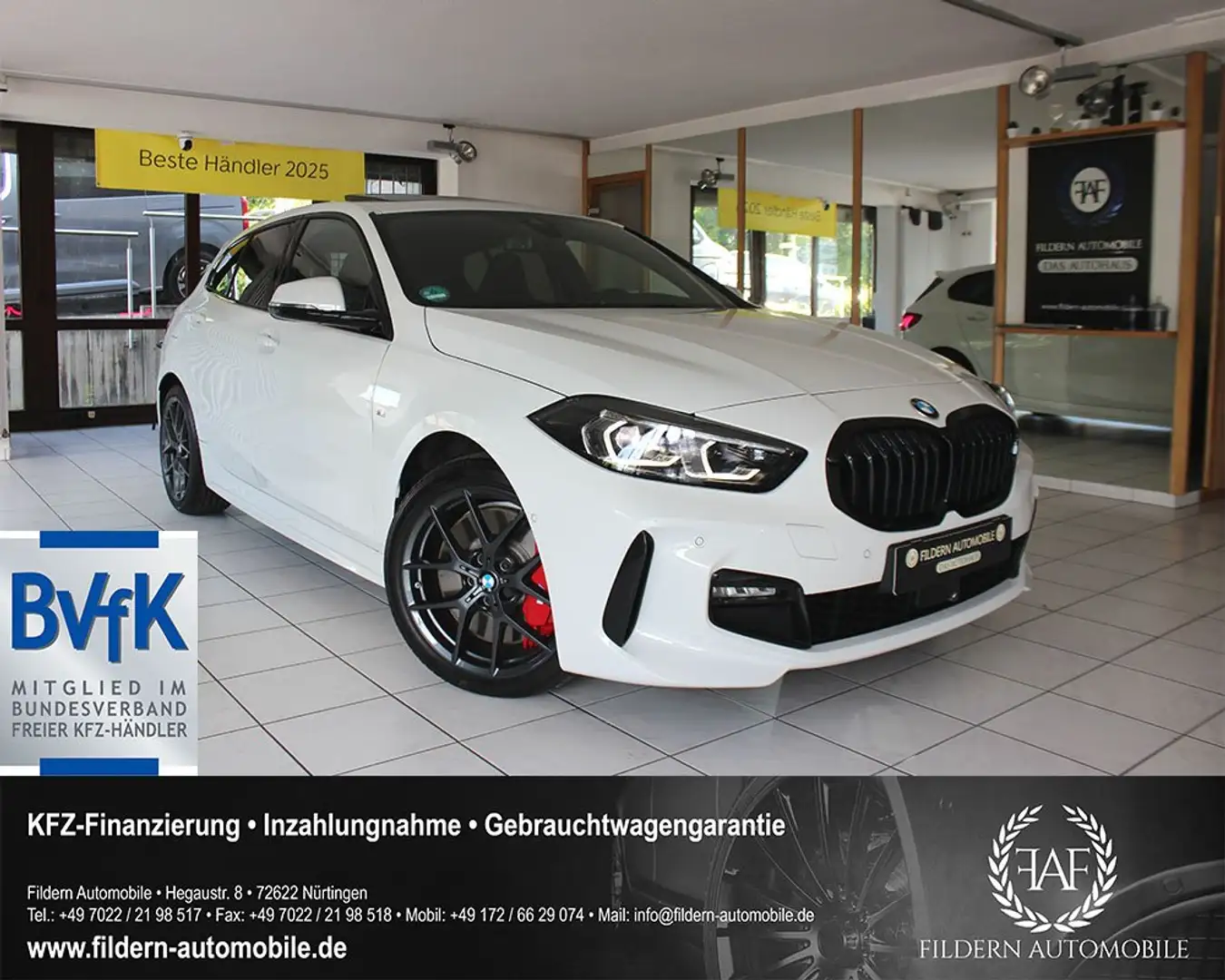 BMW 120 d xDrive M Sportpaket PRO*LED*PANO*HUD*M-SITZE*18" Wit - 1