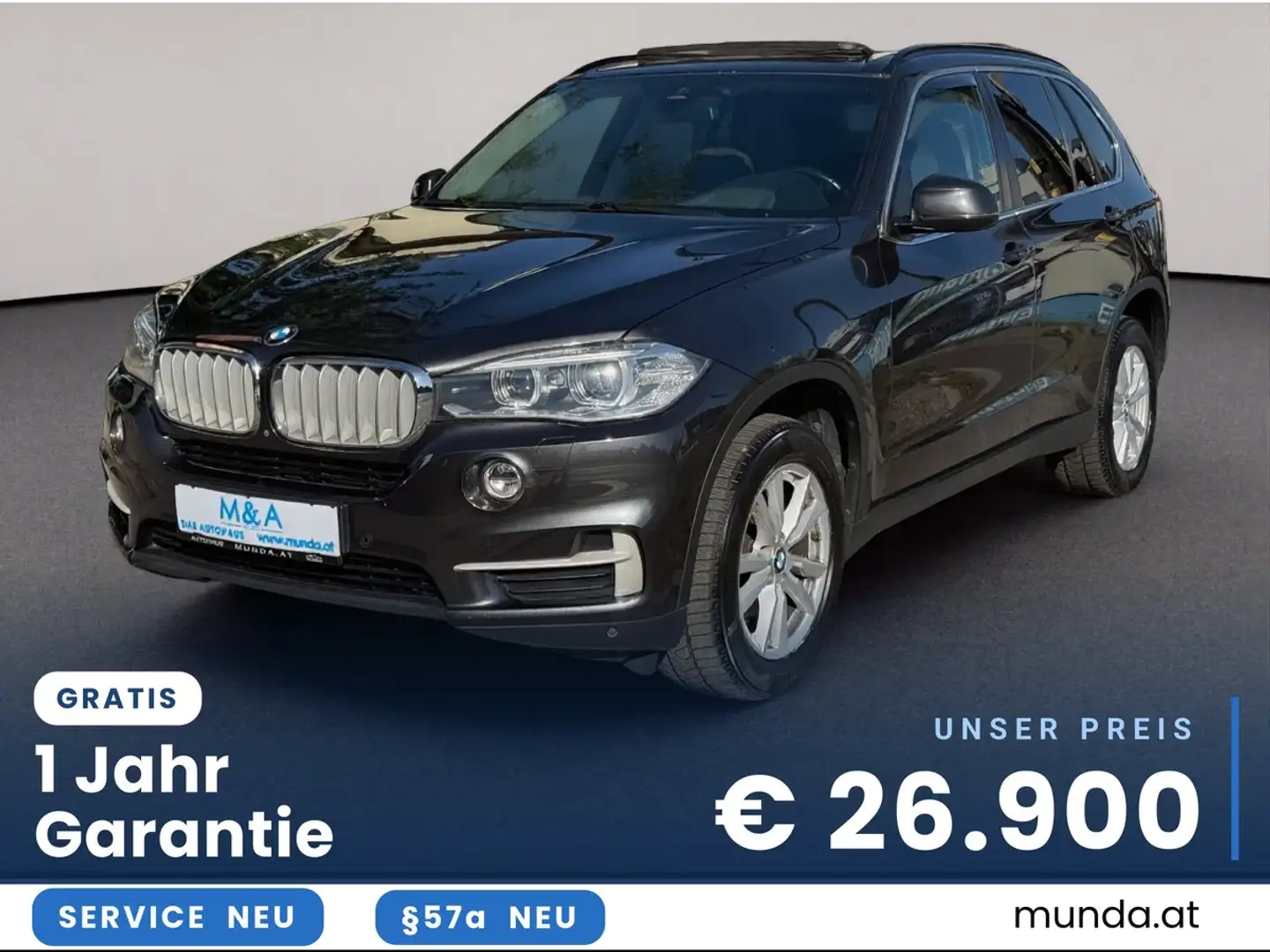 BMW X5 xDrive 40d/VOLL/Garantie Grau - 1