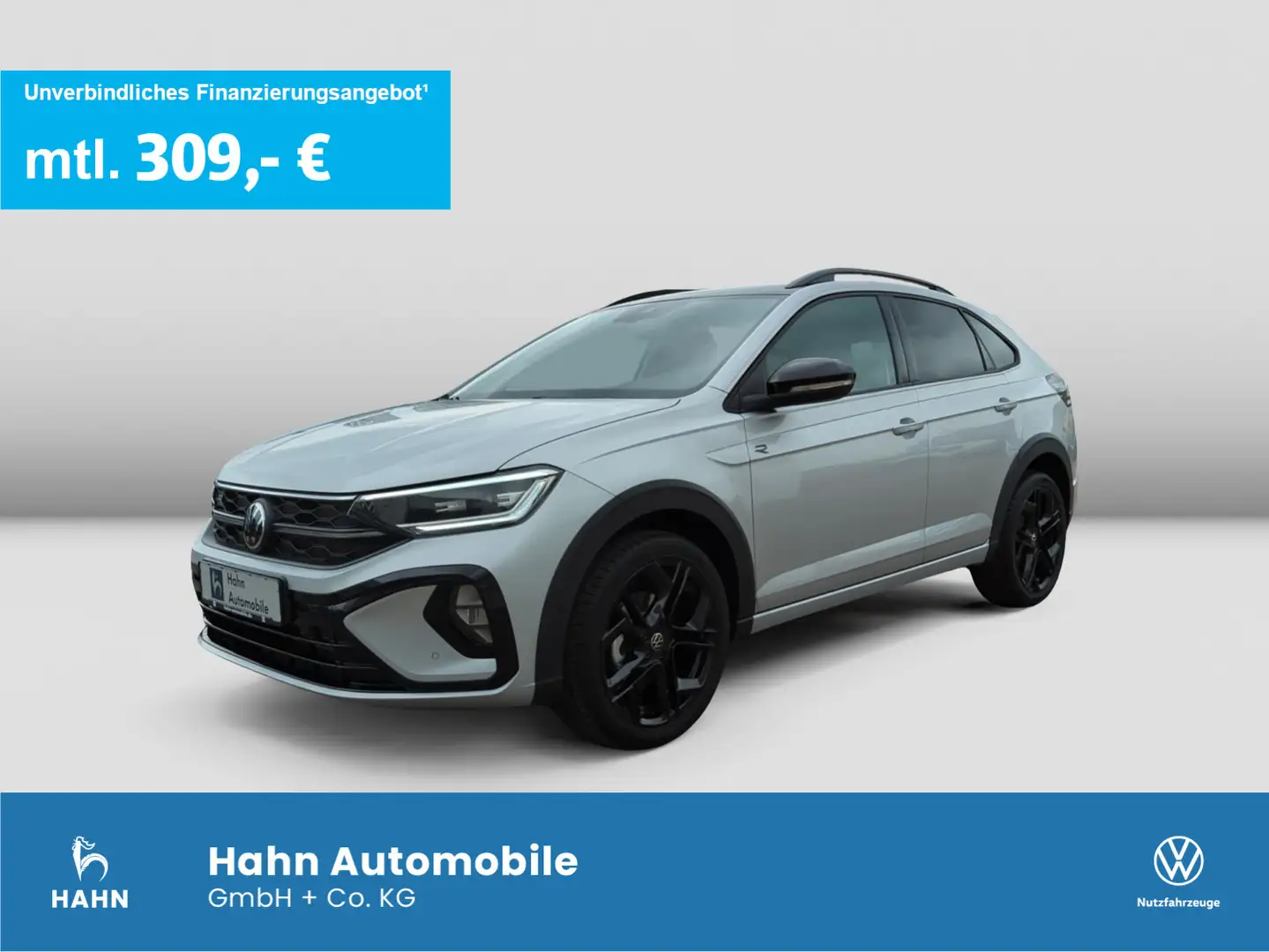 Volkswagen Taigo R-Line 1,0TSI 85kW DSG IQ KAMERA NAVI BLAC Silber - 1