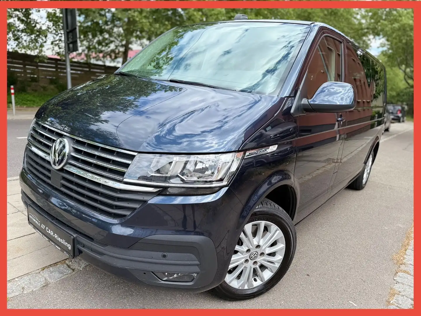 Volkswagen T6 Multivan T6.1Multivan2.0 TDI/AUTO/LANG/LEDER/8SITZ/I HAND Blau - 1