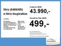 Kia Niro (648kWh) e- Inspiration Navi FLA 4xSHZ Blanc - thumbnail 4