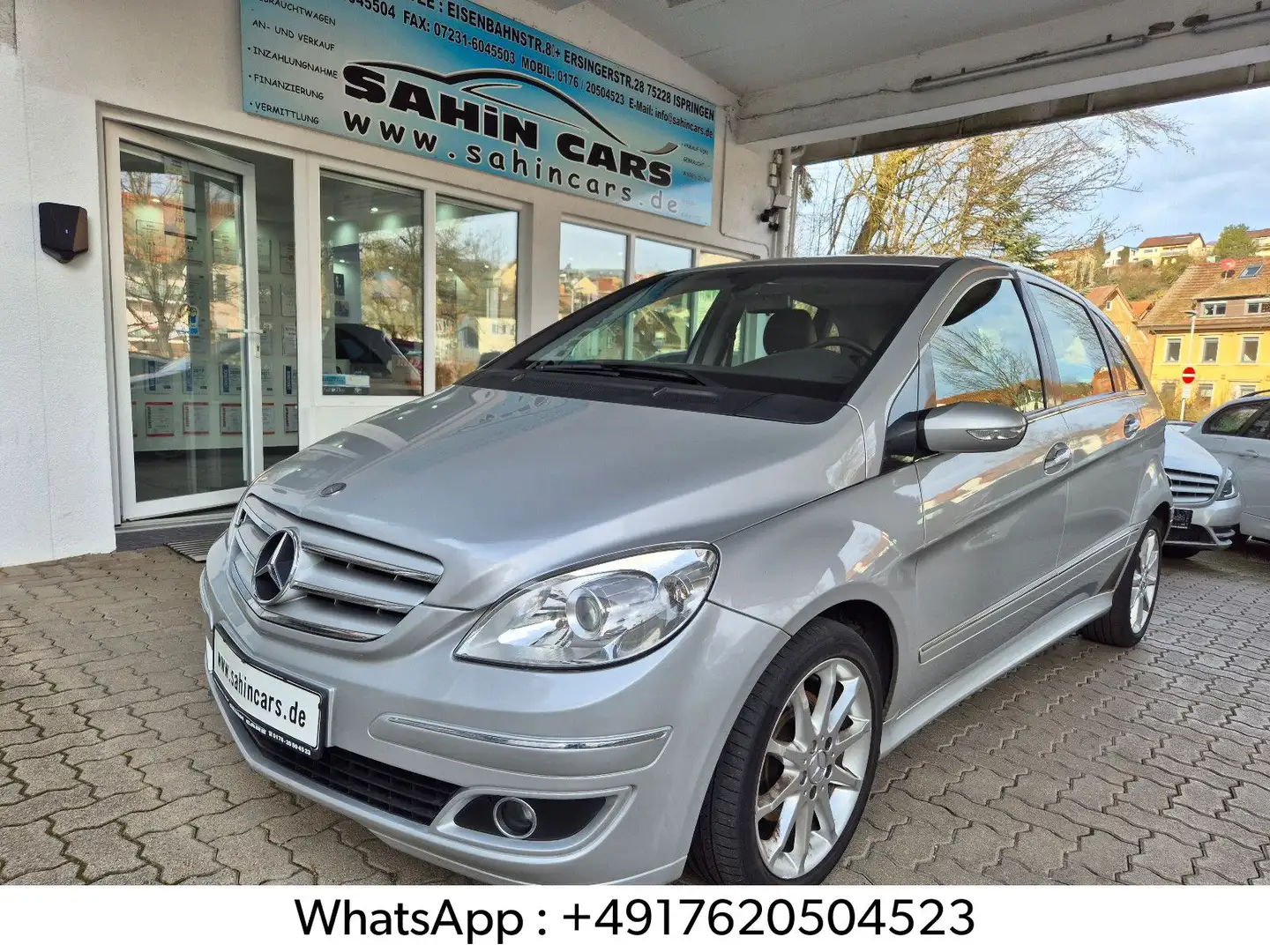 Mercedes-Benz B 200 Turbo TEILLEDER/KLIMA/HU 01.2028 Silber - 1