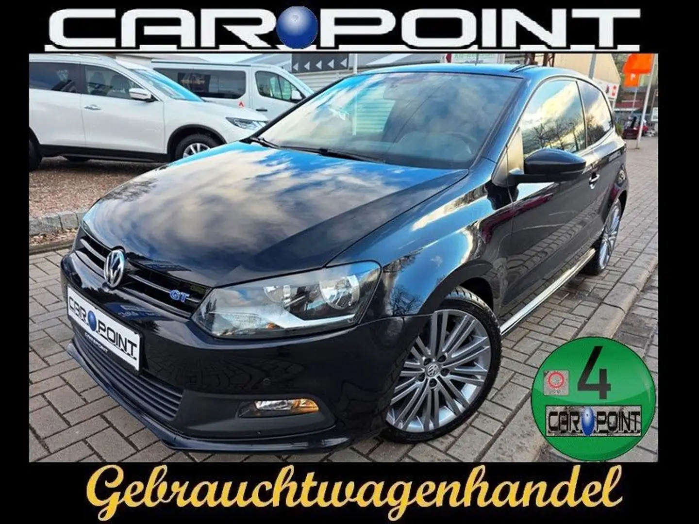 Volkswagen Polo V Blue GT PDC Klima 17" Sportsi. 1.Hd 41tkm Schwarz - 1