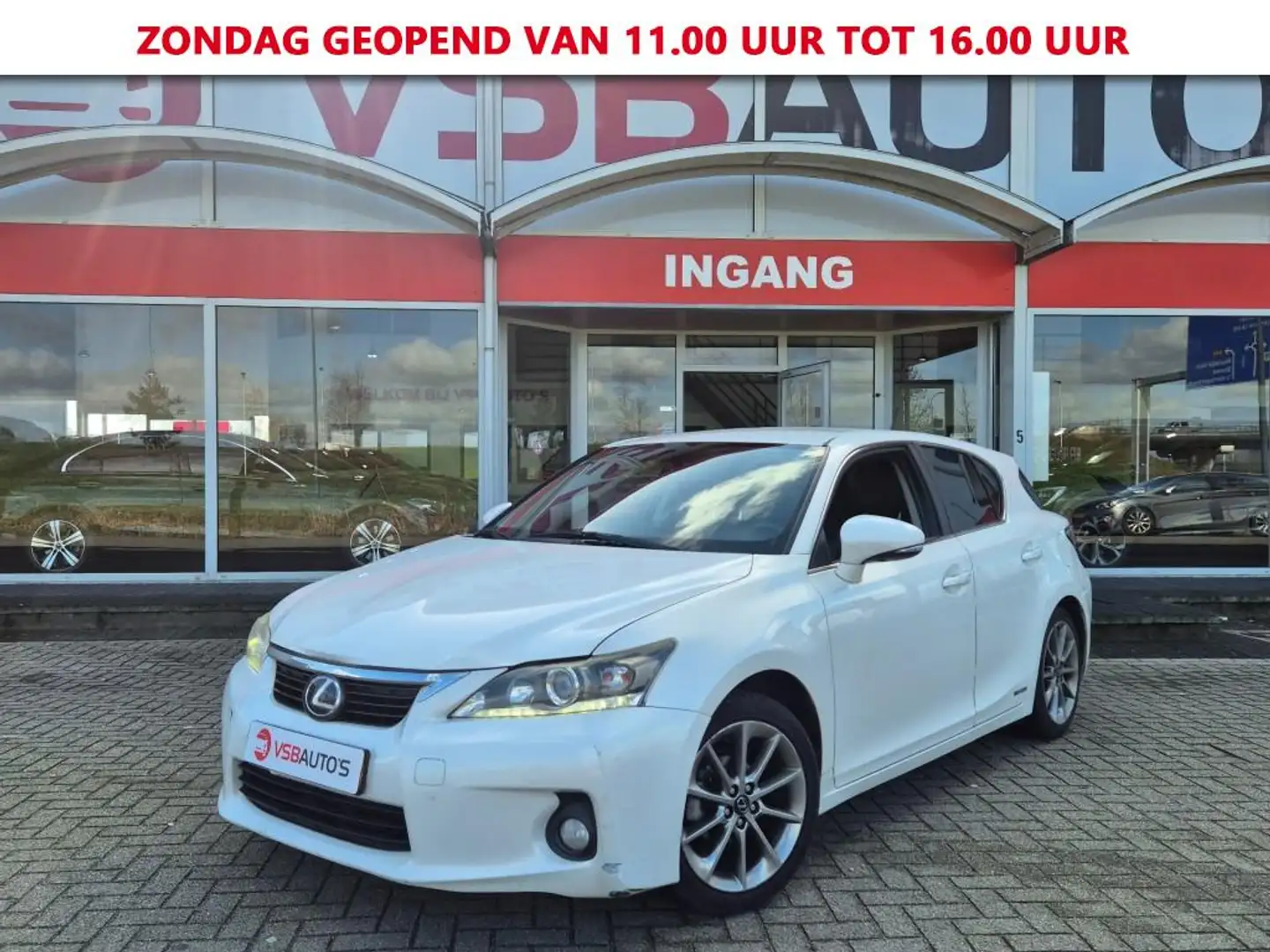 Lexus CT 200h 200 HYBRIDE BUSINESS LINE LEER NAVI CAMERA INRUILK Blanco - 1