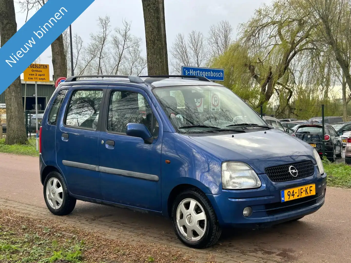 Opel Agila 1.2-16V Elegance HOGE INSTAP!APK!KOOPJE! Bleu - 1