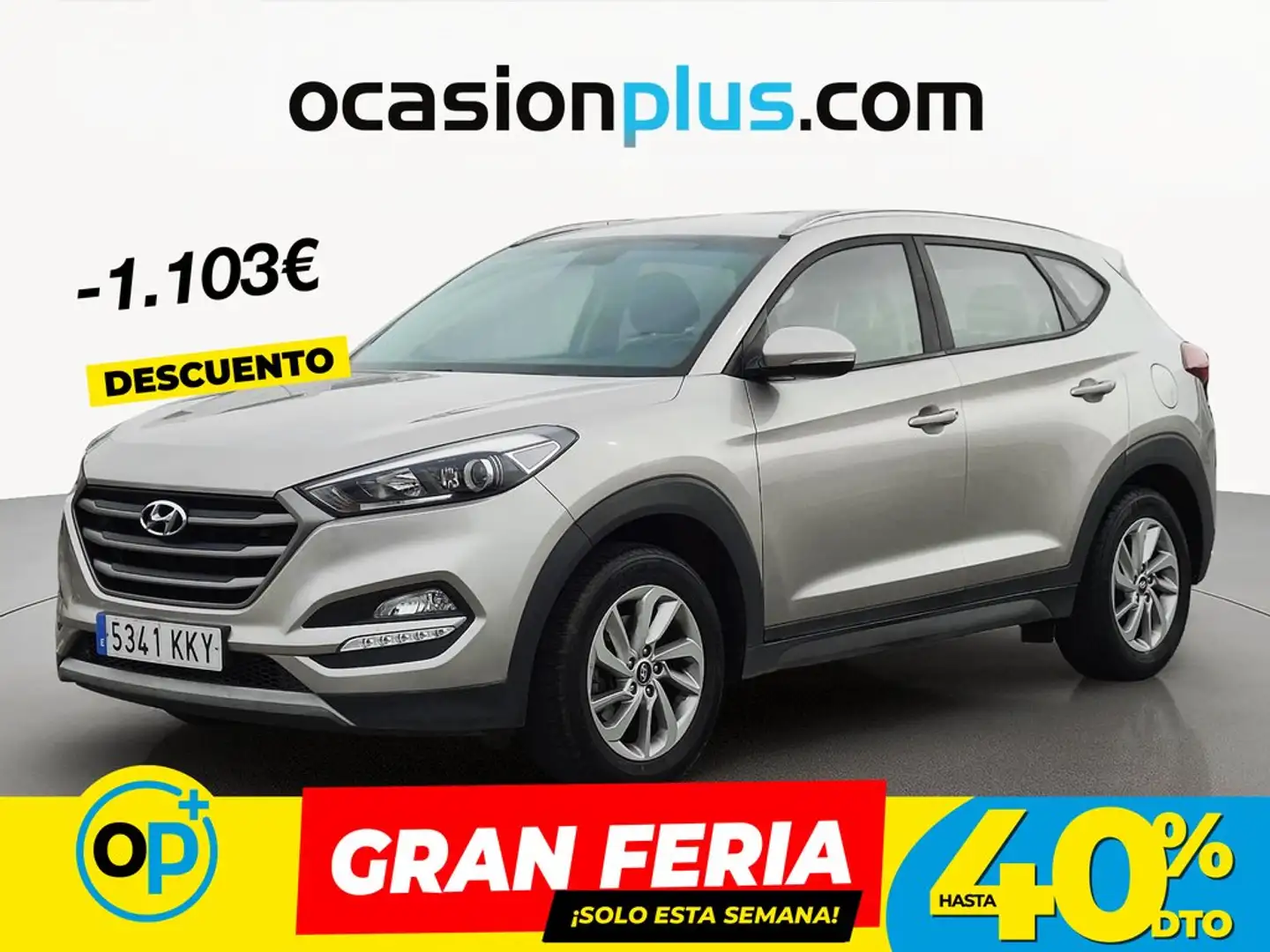 Hyundai TUCSON 1.7CRDI BD Klass 4x2 Gris - 1