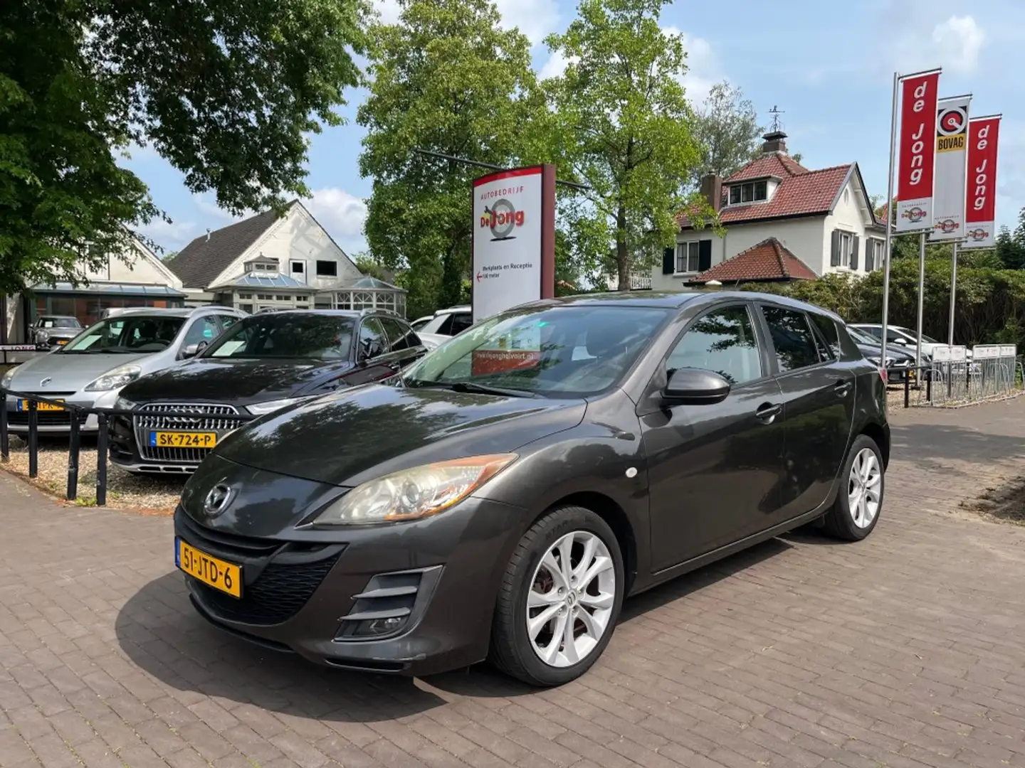 Mazda 3 1.6 TS PLUS / AIRCO-ECC / STOELVERW. / PDC / PARRO Grigio - 1