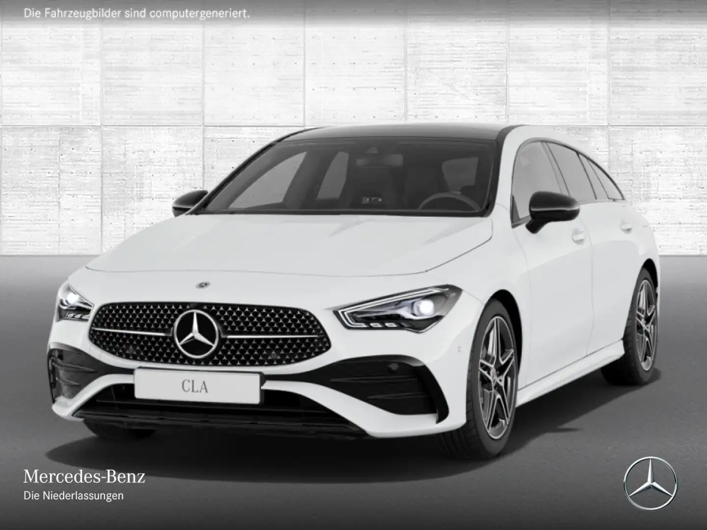 Mercedes-Benz CLA 180 AMG+NIGHT+PANO+360°+LED+TOTW+KEYLESS+7G Weiß - 2