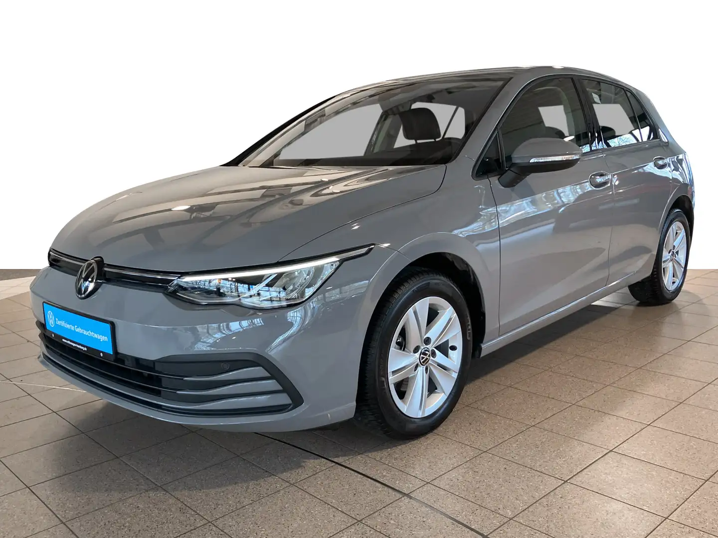 Volkswagen Golf VIII 1.0 eTSI DSG Life Ganzjahresreifen Nav Grijs - 2