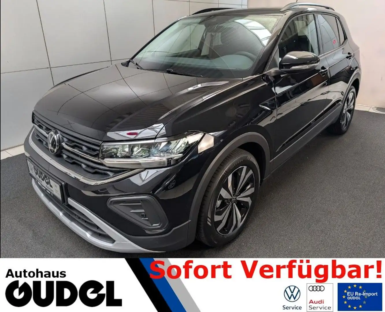Volkswagen T-Cross 1.5 TSI DSG Life AHK ACC Kessy AppC. LED Schwarz - 1