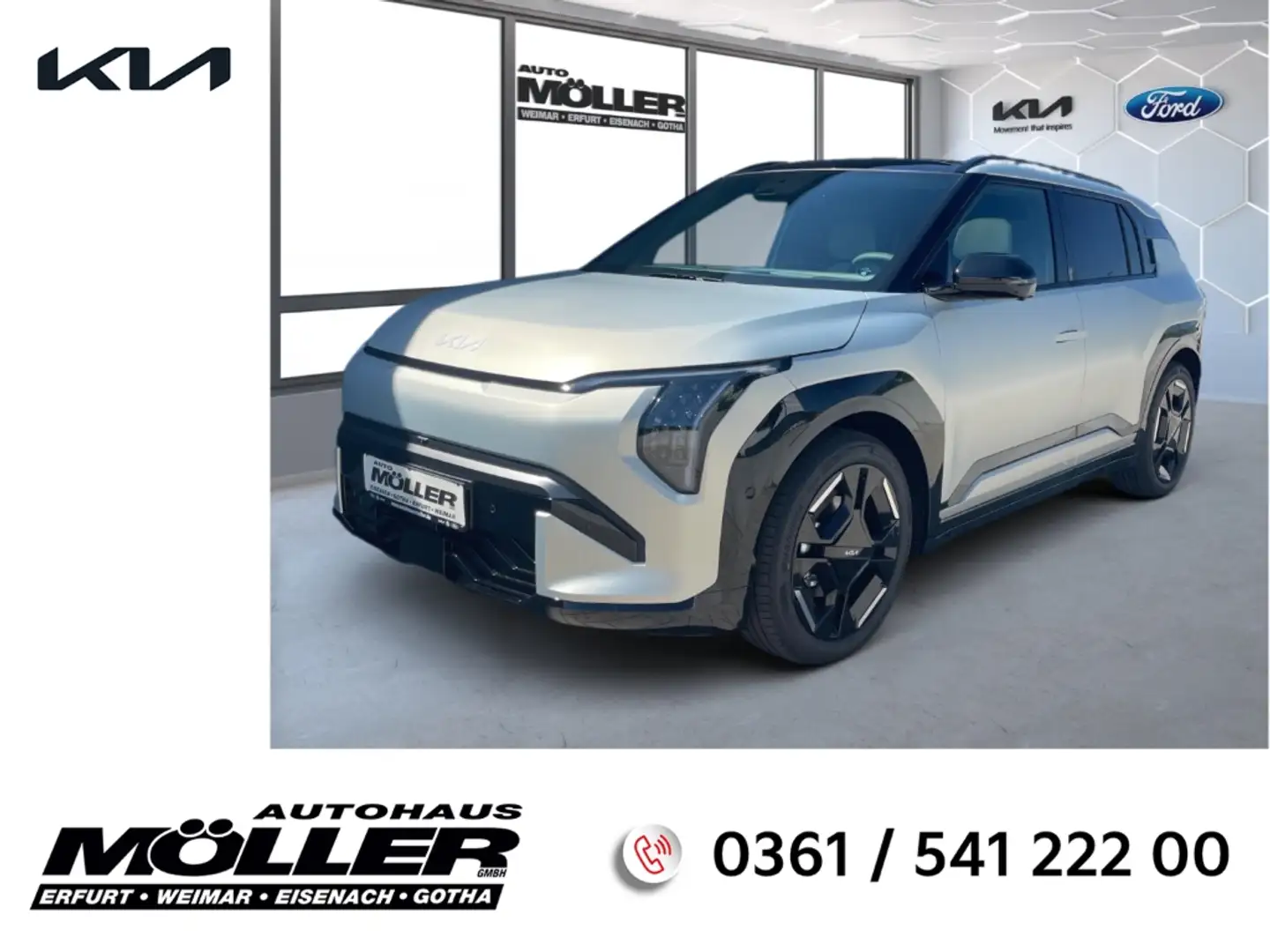 Kia EV3 GT-Line 81,4 kWh MY26 Glasdach Drive Komfort 360° Argent - 1