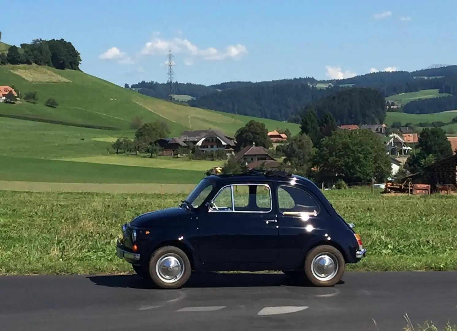 Fiat Cinquecento Blau - 1
